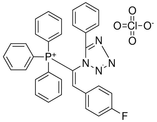 (2-(4-F-PH)-1-(5-PHENYL-TETRAZOL-1-YL)-VINYL)-TRIPHENYL-PHOSPHONIUM, PERCHLORATE