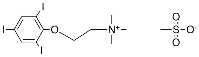 (2-(2,4,6-TRIIODOPHENOXY)-ETHYL)-TRIMETHYLAMMONIUM METHANESULFONATE