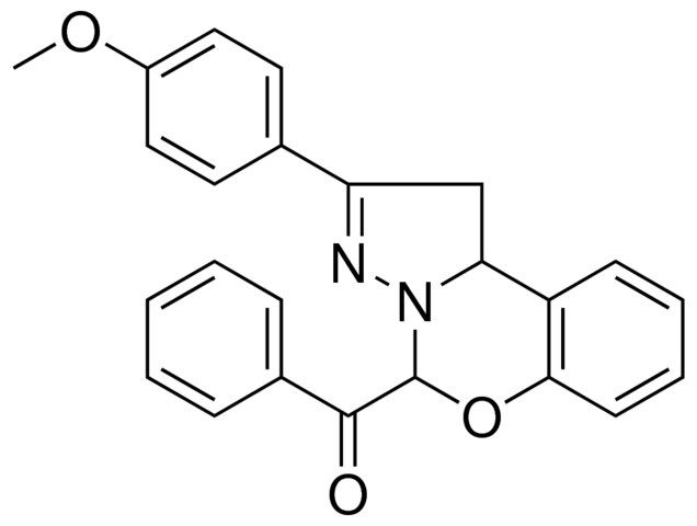 (2-(4-MEO-PH)-1,9B-2H-5-OXA-3,3A-DIAZA-CYCLOPENTA(A)NAPHTHALEN-4-YL)PH-METHANONE