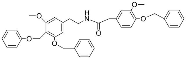 (2-(3-BENZYLOXY-5-MEO-4-PHENOXYMETHYL-PH)-ET)-2-(4-BENZYLOXY-3-MEO-PH)-ACETAMIDE