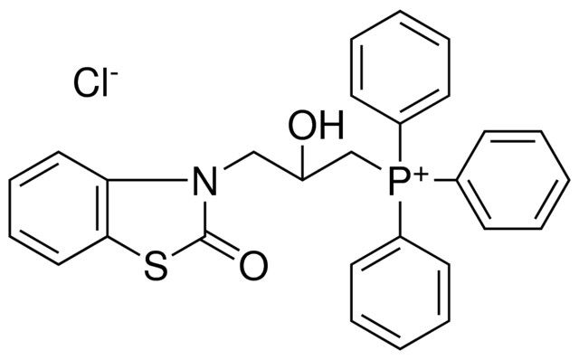 (2-HYDROXY-3-(2-OXO-BENZOTHIAZOL-3-YL)-PROPYL)-TRIPHENYL-PHOSPHONIUM, CHLORIDE