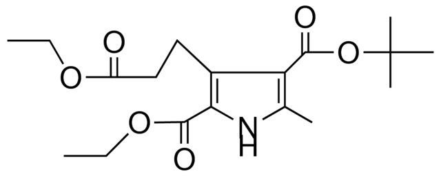 (2-ETO-CARBONYL-ET)-5-ME-PYRROLE-2,4-DICARBOXYLIC ACID TERT-BU ESTER 2-ET ESTER