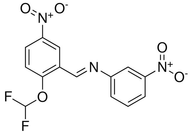 (2-DIFLUOROMETHOXY-5-NITRO-BENZYLIDENE)-(3-NITRO-PHENYL)-AMINE