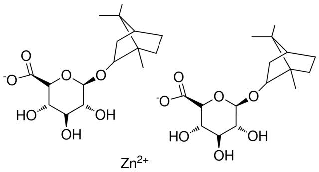 ZINC BORNEOL GLUCURONIC ACID (FROM URINE)