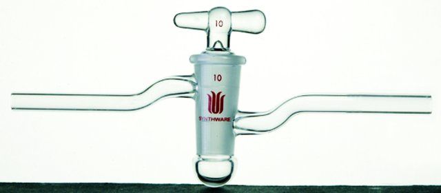 Synthware<sup>TM</sup> high vacuum oblique glass stopcock