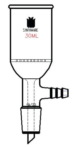 Synthware<sup>TM</sup> filter funnel with perforated plate