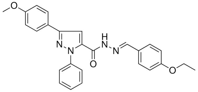 5-(4-MEO-PH)-2-PH-2H-PYRAZOLE-3-CARBOXYLIC ACID (4-ETHOXY-BENZYLIDENE)-HYDRAZIDE