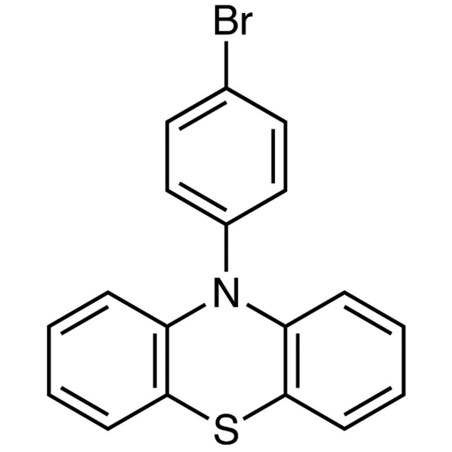 10-(4-Bromophenyl)phenothiazine (contains 10% 10-(4-Iodophenyl)phenothiazine at maximum)