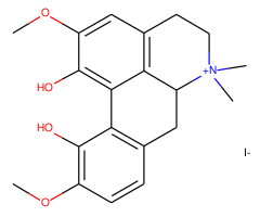 Magnoflorine iodide