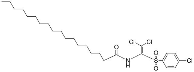 OCTADECANOIC ACID (2,2-DICHLORO-1-(4-CHLORO-BENZENESULFONYL)-VINYL)-AMIDE