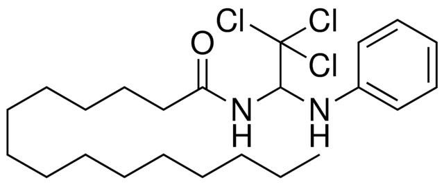 PENTADECANOIC ACID (2,2,2-TRICHLORO-1-PHENYLAMINO-ETHYL)-AMIDE