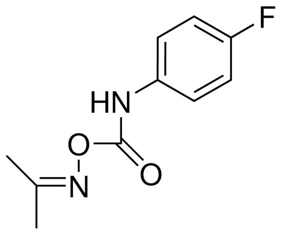 O-(N-(4-FLUOROPHENYL)CARBAMOYL)ACETONE OXIME