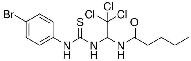 PENTANOIC ACID (1-(3-(4-BROMO-PHENYL)-THIOUREIDO)-2,2,2-TRICHLORO-ETHYL)-AMIDE