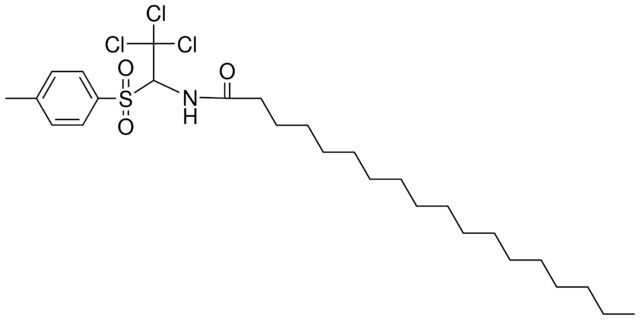 OCTADECANOIC ACID (2,2,2-TRICHLORO-1-(TOLUENE-4-SULFONYL)-ETHYL)-AMIDE