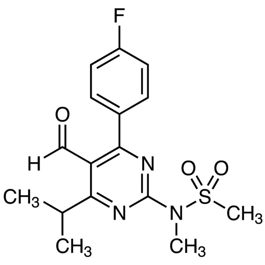 4-(4-Fluorophenyl)-6-isopropyl-2-(N-methyl-N-methanesulfonylamino)-5-pyrimidinecarboxaldehyde