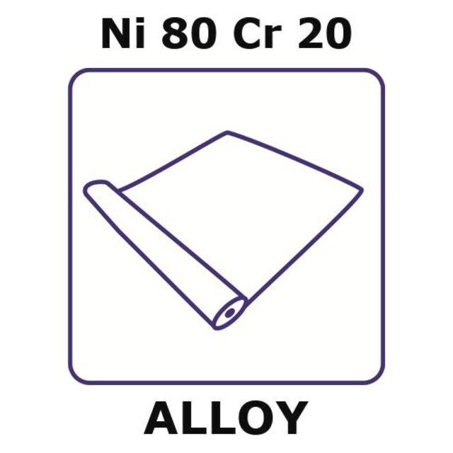 Nickel-chromium alloy, Ni80Cr20