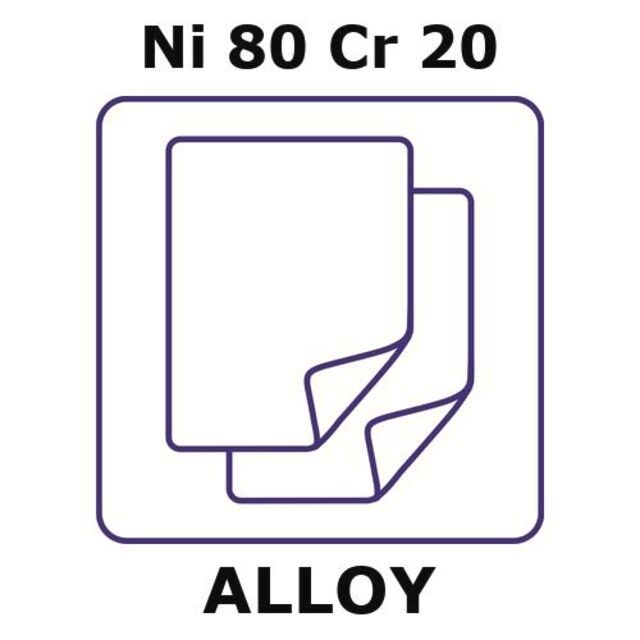 Nickel-chromium alloy, Ni80Cr20