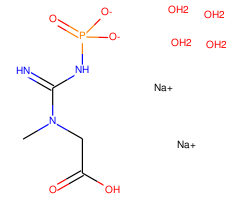 Sodium creatine phosphate dibasic tetrahydrate