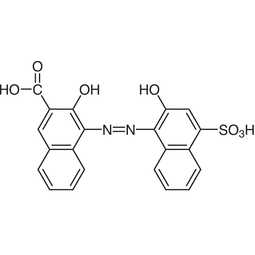 2-Hydroxy-1-(2-hydroxy-4-sulfo-1-naphthylazo)-3-naphthoic Acid (1:100 diluted with K<sub>2</sub>SO<sub>4</sub>)