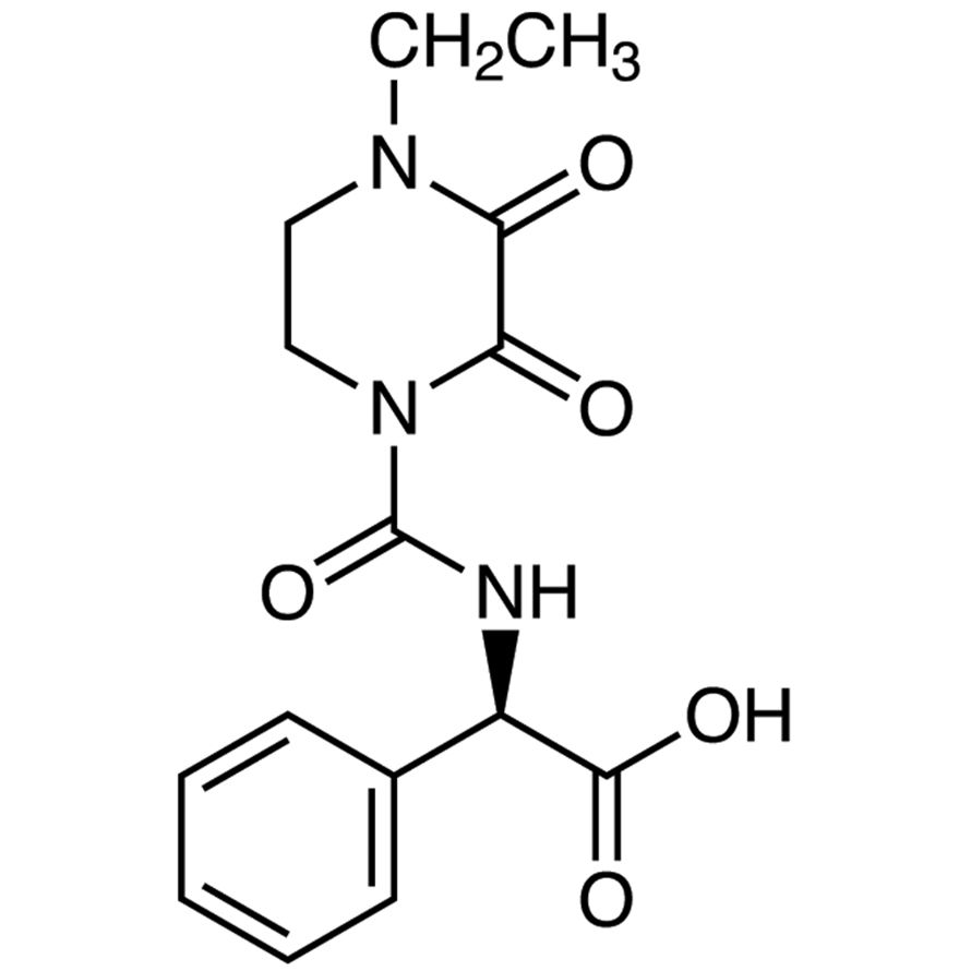 (R)-(-)-α-[[(4-Ethyl-2,3-dioxo-1-piperazinyl)carbonyl]amino]benzeneacetic Acid