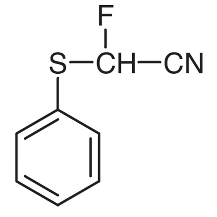 Fluoro(phenylthio)acetonitrile