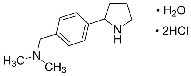 N,N-Dimethyl-1-(4-pyrrolidin-2-ylphenyl)methanamine dihydrochloride hydrate