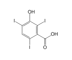 3-Hydroxy-2,4,6-triiodobenzoic acid