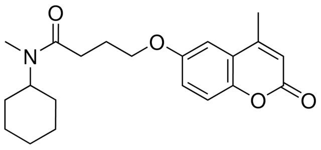 N-CYCLOHEXYL-N-METHYL-4-((4-METHYL-2-OXO-2H-CHROMEN-6-YL)OXY)BUTANAMIDE