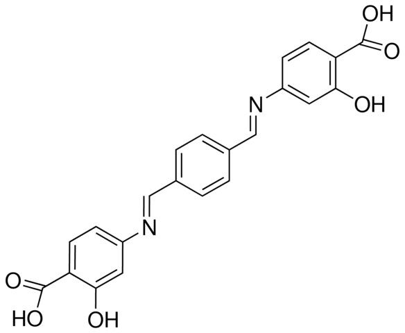 N,N'-TEREPHTHALYLIDENEBIS(4-AMINOSALICYLIC ACID)