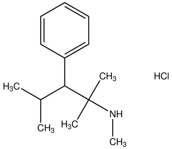 N,2,4-trimethyl-3-phenyl-2-pentanamine hydrochloride