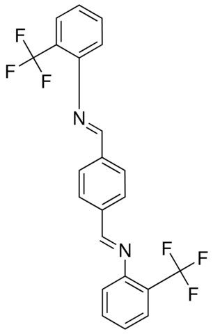 N,N'-(1,4-PHENYLENEDIMETHYLIDYNE) BIS((3-TRIFLUOROMETHYL)ANILINE)