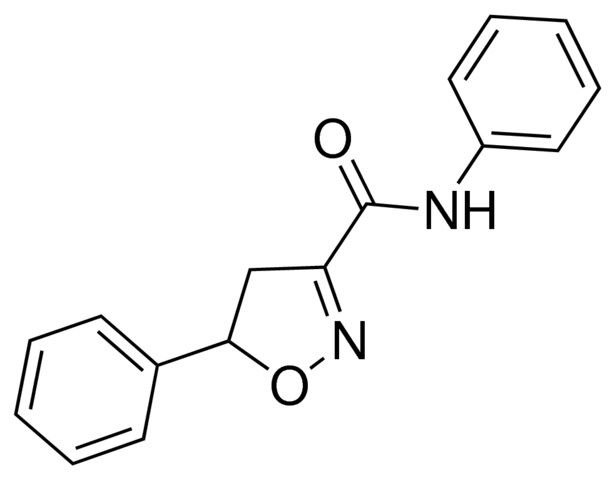 N,5-DIPHENYL-4,5-DIHYDRO-3-ISOXAZOLECARBOXAMIDE