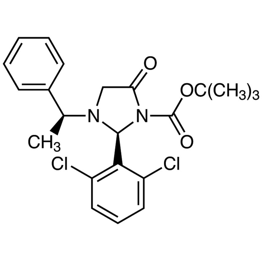 tert-Butyl (S)-2-(2,6-Dichlorophenyl)-5-oxo-3-[(S)-1-phenylethyl]imidazolidine-1-carboxylate