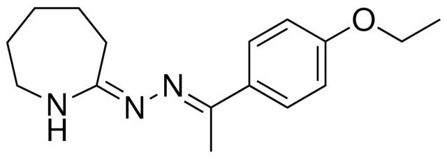 N-AZEPAN-2-YLIDENE-N'-(1-(4-ETHOXY-PHENYL)-ETHYLIDENE)-HYDRAZINE