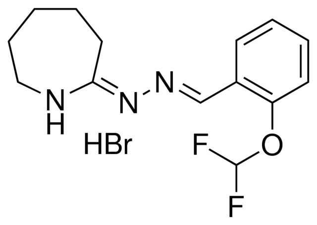 N-AZEPAN-2-YLIDENE-N'-(2-DIFLUOROMETHOXY-BENZYLIDENE)-HYDRAZINE, HYDROBROMIDE