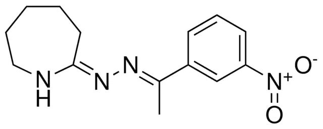 N-AZEPAN-2-YLIDENE-N'-(1-(3-NITRO-PHENYL)-ETHYLIDENE)-HYDRAZINE