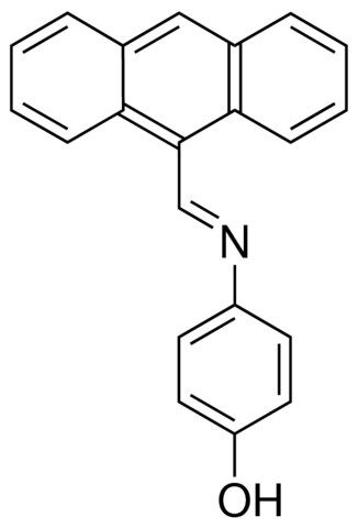 N-(9-ANTHRACENYLMETHYLENE)-4-HYDROXYANILINE