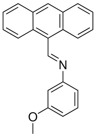 N-(9-ANTHRACENYLMETHYLENE)-M-ANISIDINE