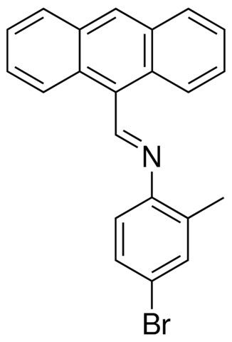 N-(9-ANTHRACENYLMETHYLENE)-4-BROMO-2-METHYLANILINE