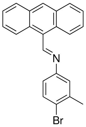 N-(9-ANTHRACENYLMETHYLENE)-4-BROMO-3-METHYLANILINE