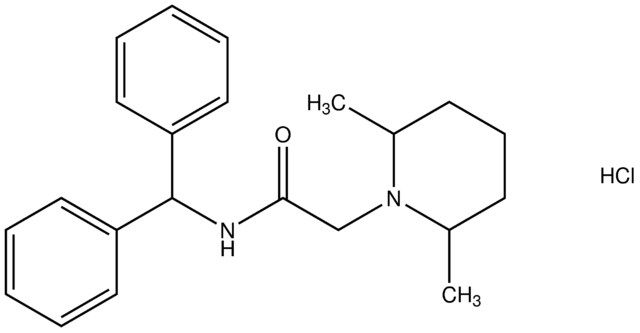 N-benzhydryl-2-(2,6-dimethyl-1-piperidinyl)acetamide hydrochloride