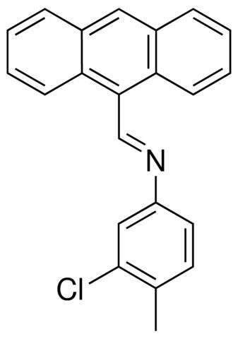 N-(9-ANTHRACENYLMETHYLENE)-3-CHLORO-4-METHYLANILINE