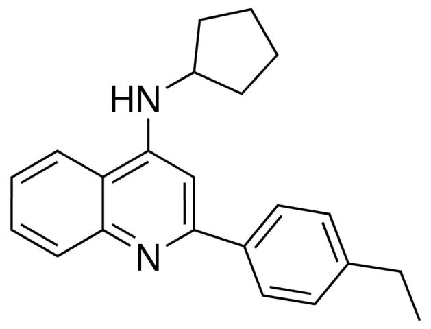 N-CYCLOPENTYL-2-(4-ETHYLPHENYL)-4-QUINOLINAMINE