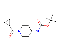 4-Bocamino-1-cyclopropanecarbonyl-piperidine