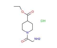 1-(2-Amino-acetyl)-piperidine-4-carboxylic acid ethyl ester x HCl