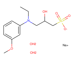 N-Ethyl-N-(2-hydroxy-3-sulfopropyl)-3-methoxyaniline sodium salt dihydrate