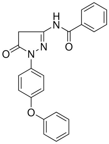 N-(5-OXO-1-(4-PHENOXYPHENYL)-4,5-DIHYDRO-1H-PYRAZOL-3-YL)BENZAMIDE