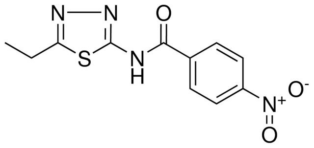 N-(5-ETHYL-(1,3,4)THIADIAZOL-2-YL)-4-NITRO-BENZAMIDE