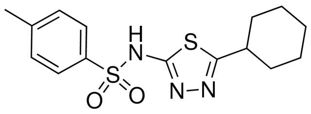 N-(5-cyclohexyl-1,3,4-thiadiazol-2-yl)-4-methylbenzenesulfonamide