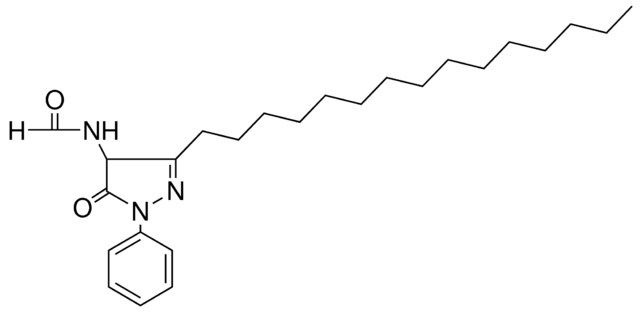 N-(5-OXO-3-PENTADECYL-1-PHENYL-2-PYRAZOLIN-4-YL)-FORMAMIDE